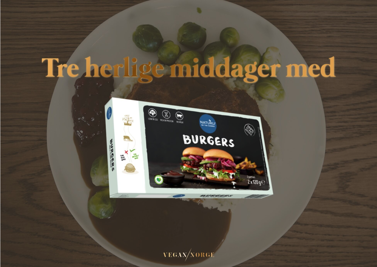 Tre herlige middager med NATURLI' Burgers