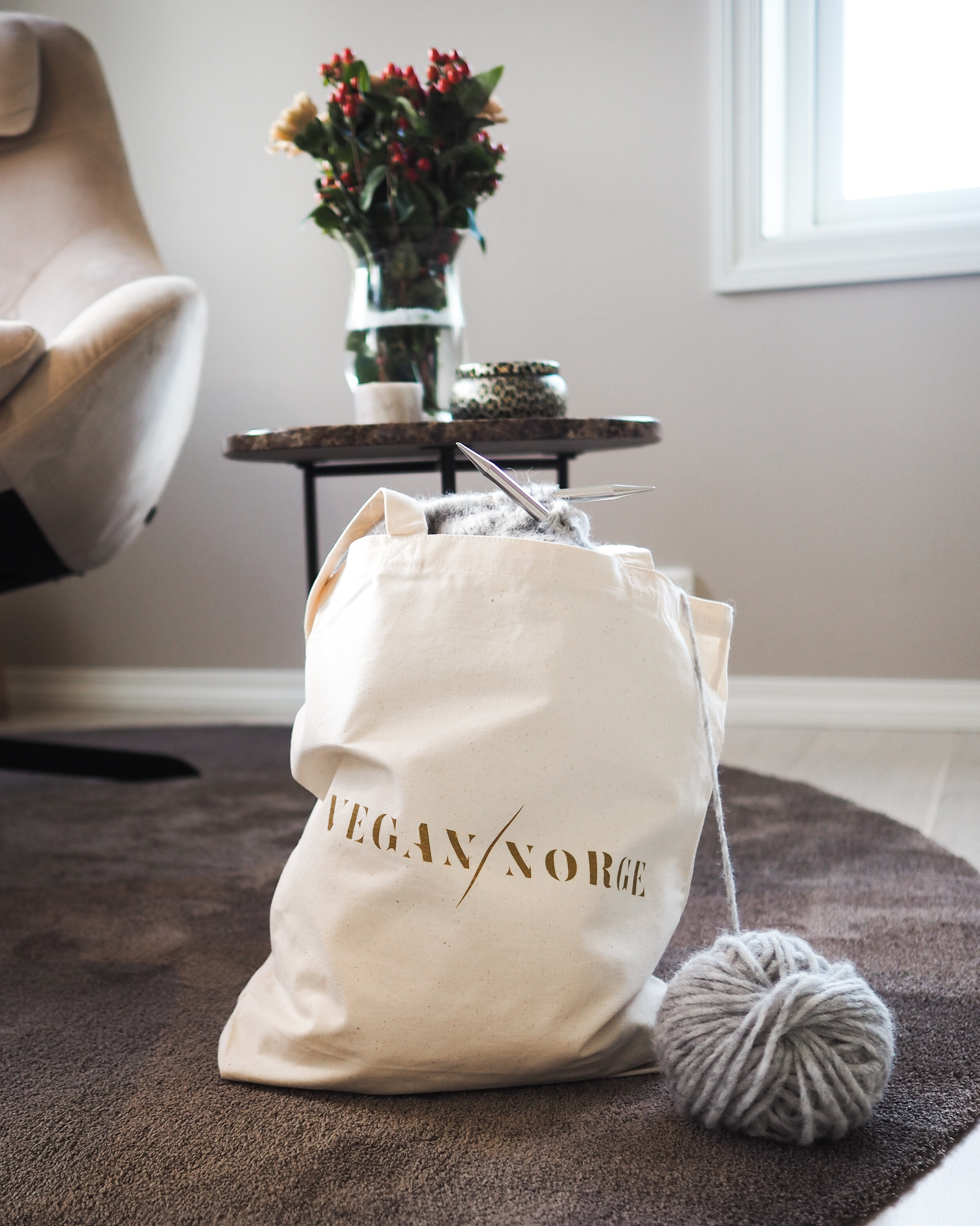 VEGAN/NORGE slitesterkt handlenett